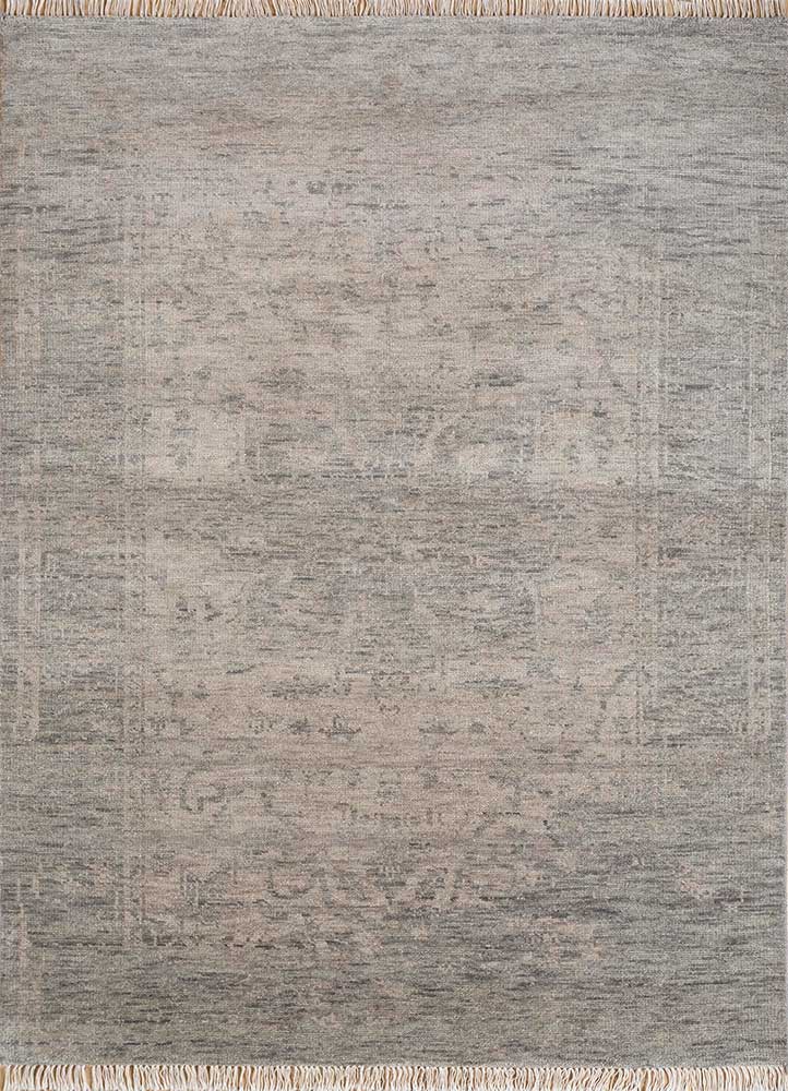 Wollteppich - 240 x 150 cm - grau