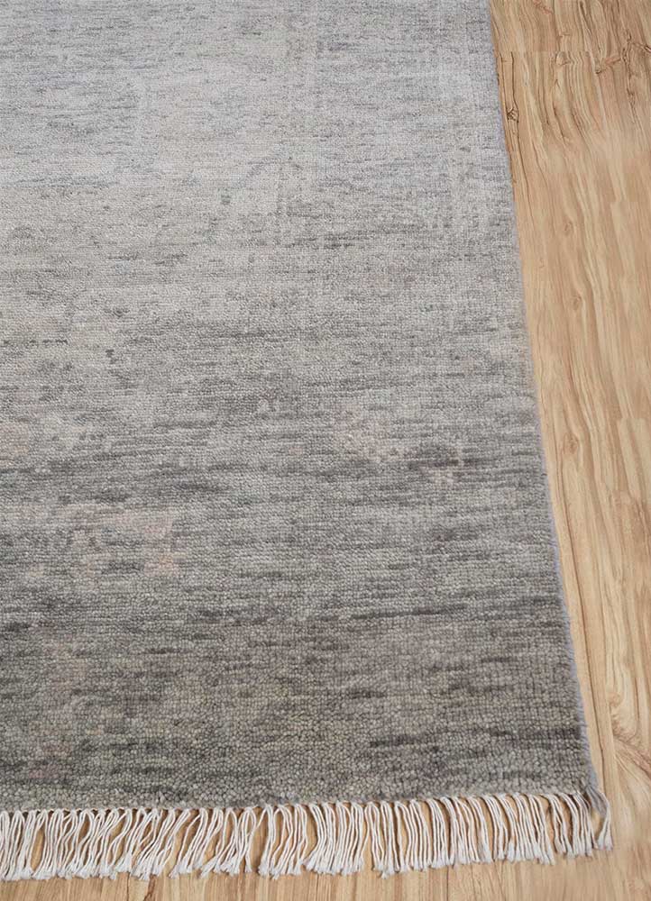 Wollteppich - 240 x 150 cm - grau