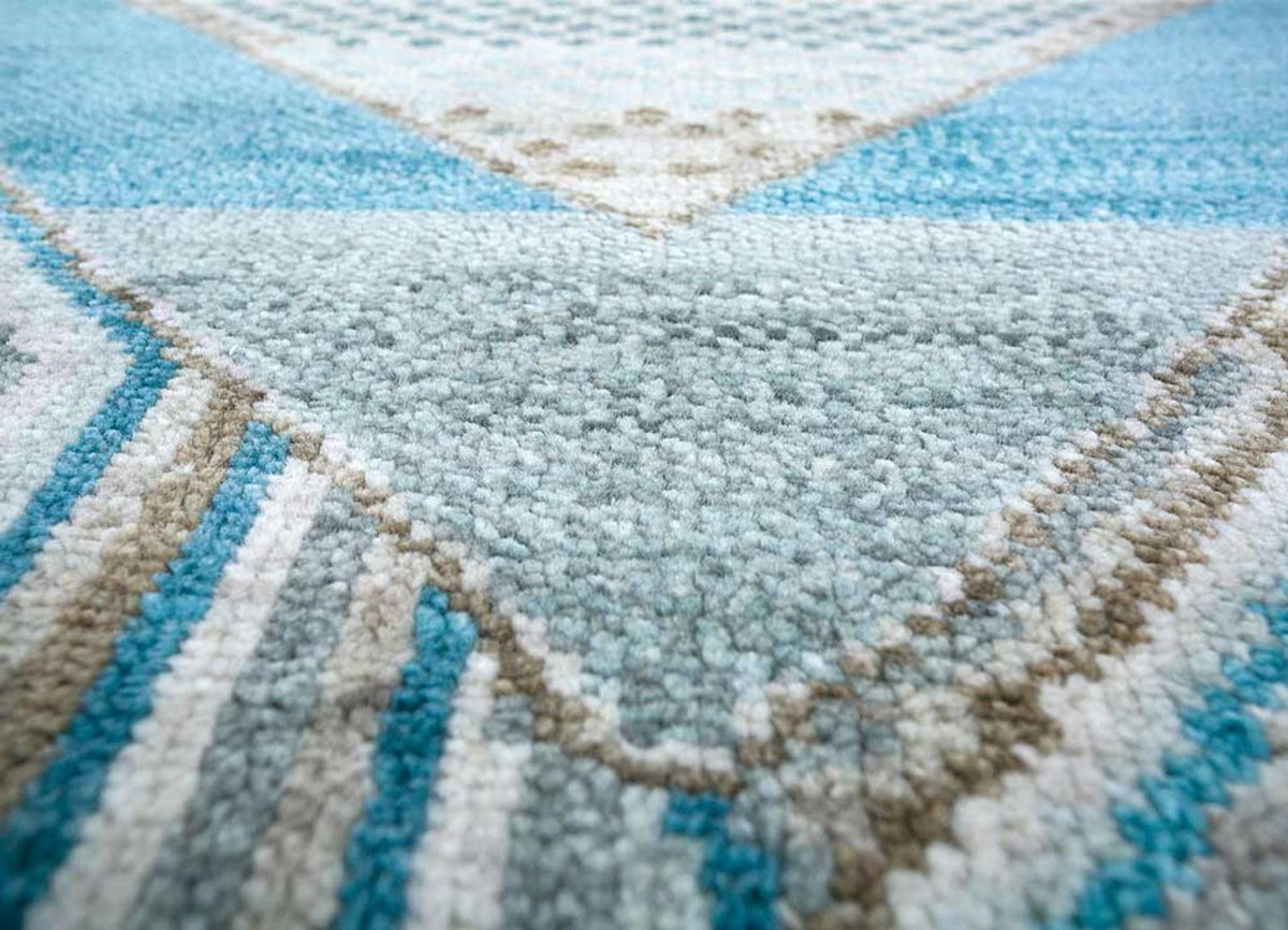 Wollteppich - 240 x 150 cm - mehrfarbig