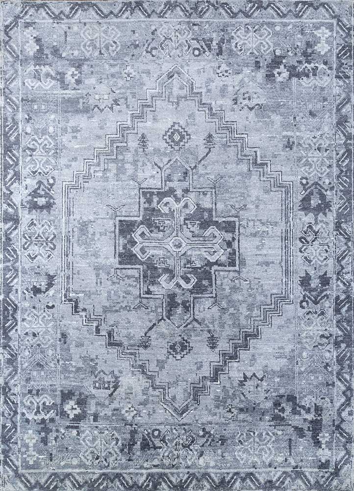 Designer Teppich - 300 x 240 cm - hellblau