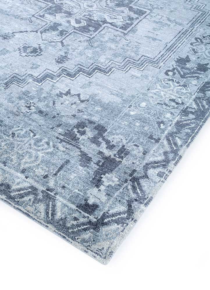 Designer Teppich - 300 x 240 cm - hellblau