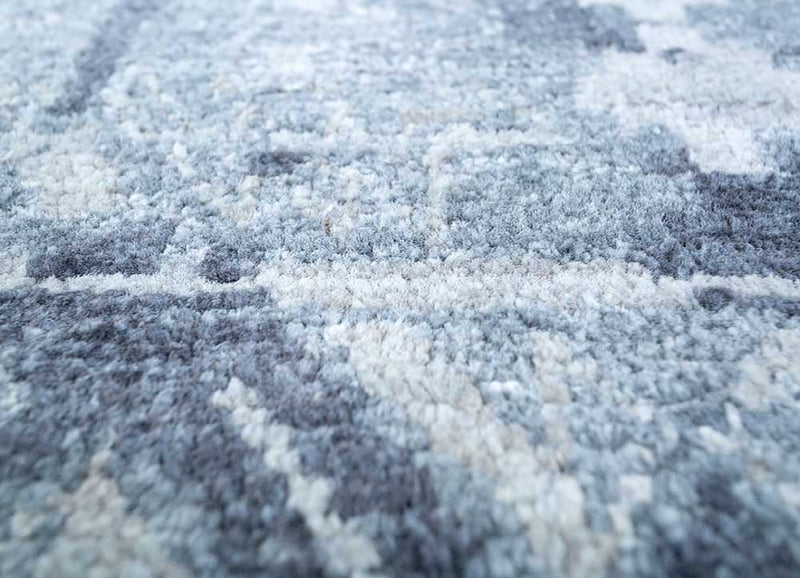 Designer Teppich - 300 x 240 cm - hellblau