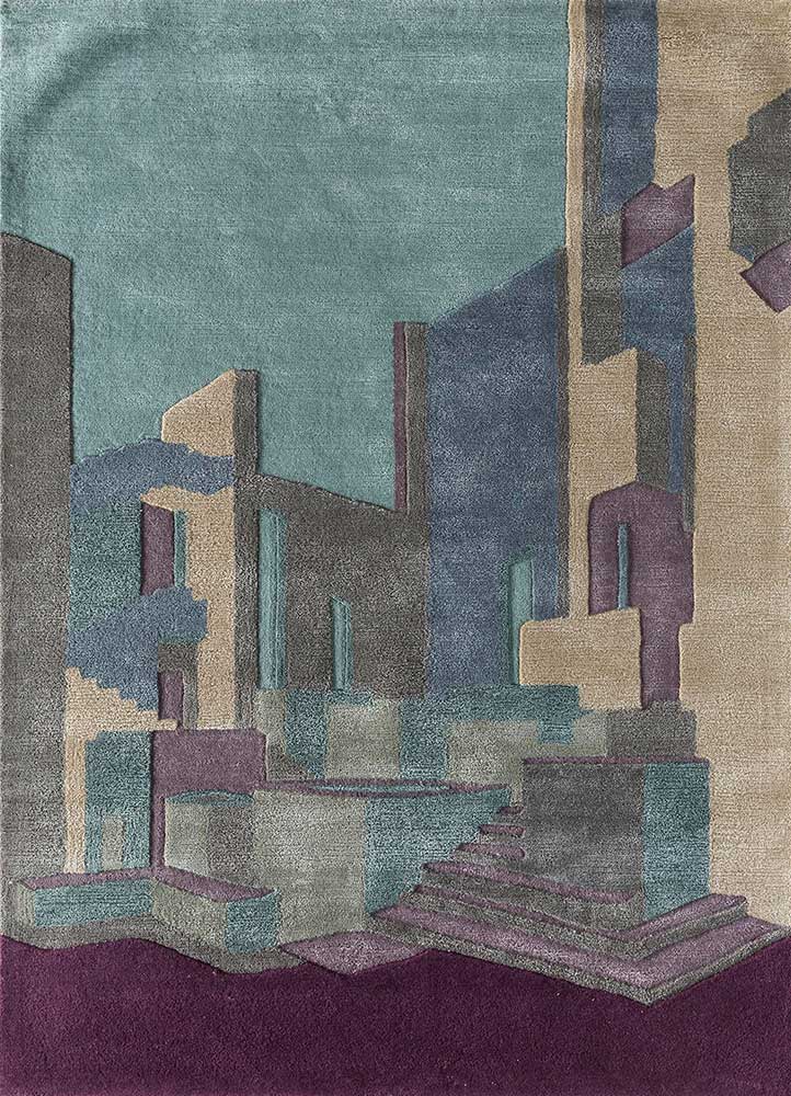 Wollteppich - 240 x 150 cm - mehrfarbig