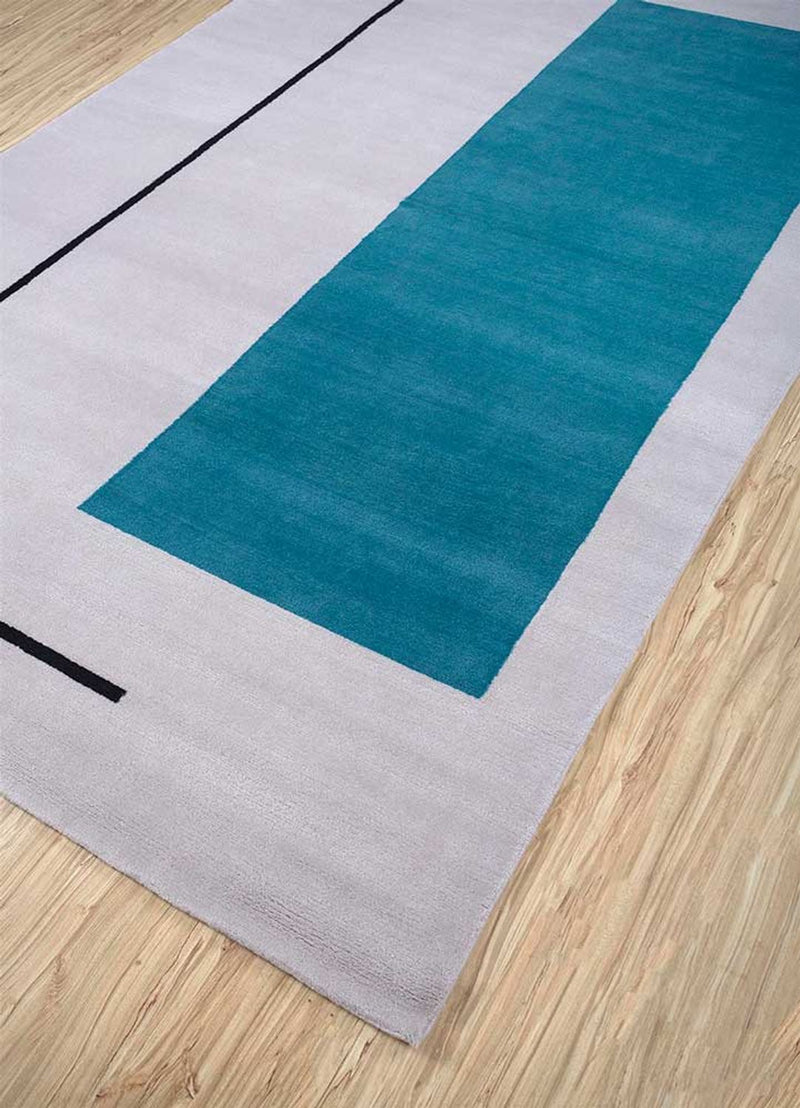 Wollteppich - 360 x 270 cm - dunkelgrau