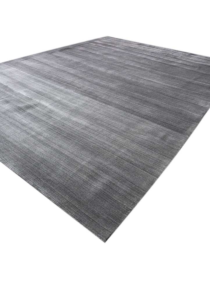 Wollteppich - 450 x 360 cm - grau