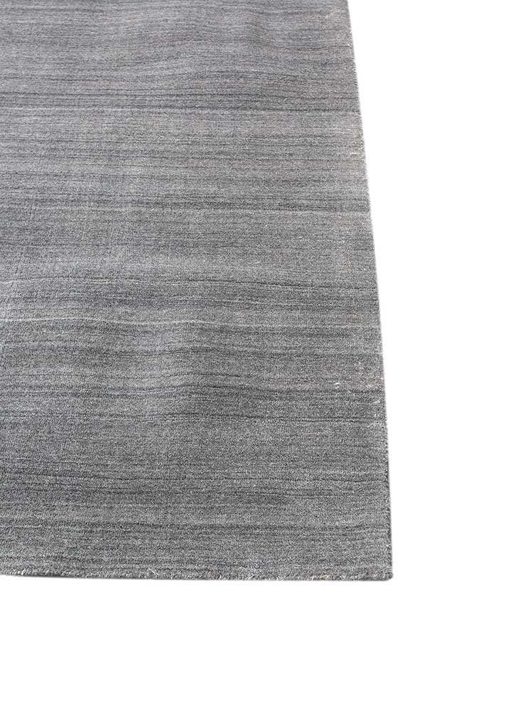 Wollteppich - 450 x 360 cm - grau