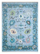 Wollteppich - 300 x 240 cm - türkis