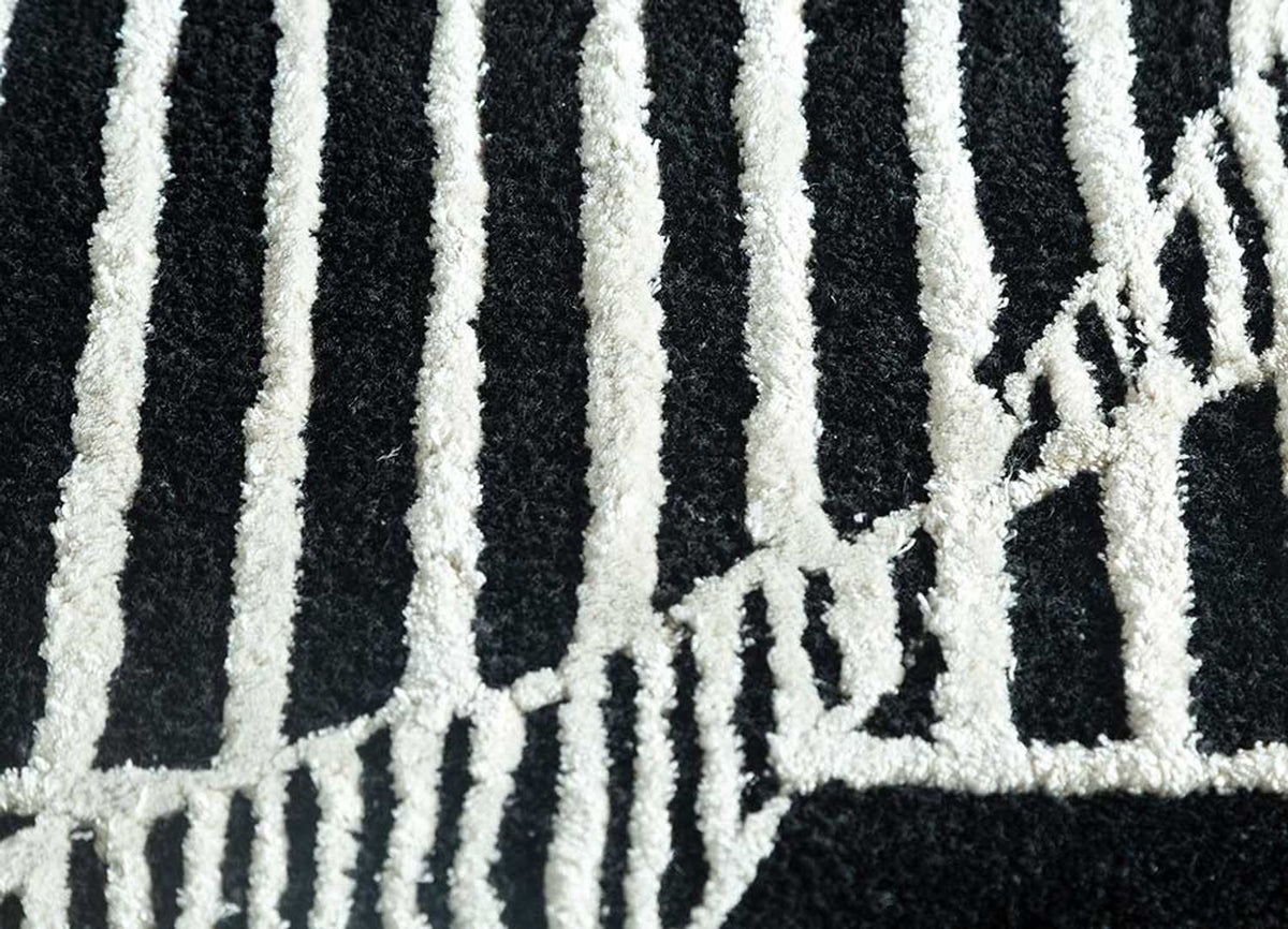 Wollteppich - 240 x 150 cm - mehrfarbig