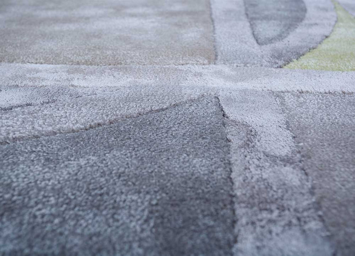 Wollteppich - 270 x 180 cm - violett