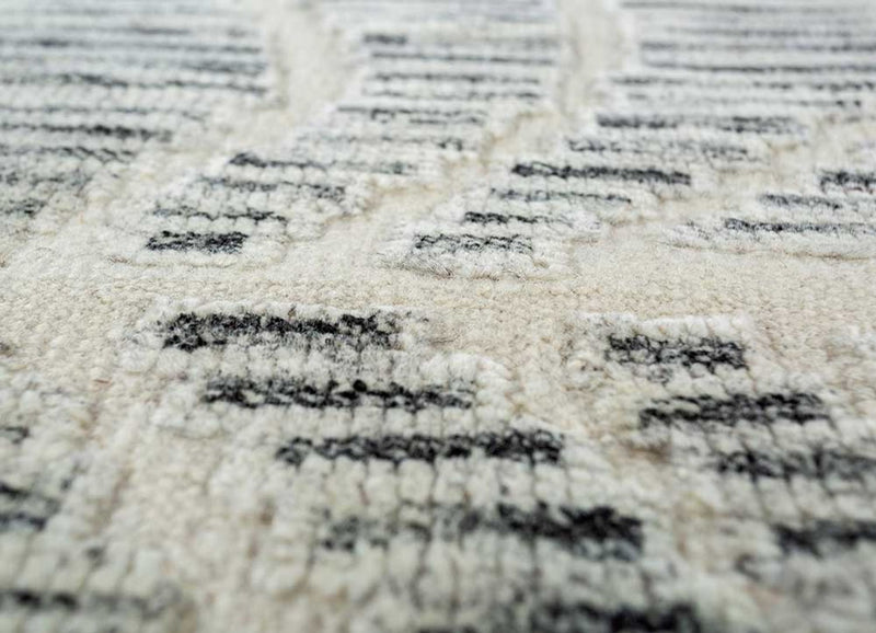 Wollteppich - 300 x 240 cm - grau