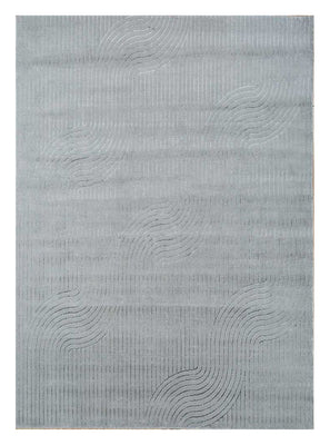 Tapis en laine - 300 x 240 cm - gris
