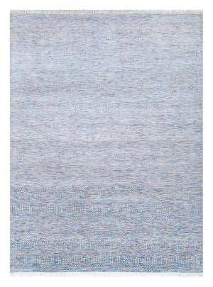 Wollteppich - 270 x 180 cm - lichtblau