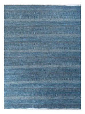 Tapis en laine - 360 x 270 cm - bleu foncé