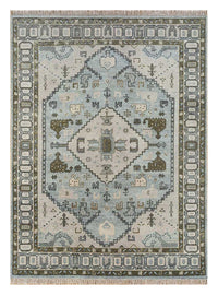 Tapis en laine - 300 x 240 cm - argent