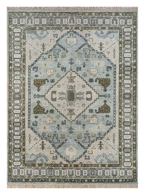 Tapis en laine - 300 x 240 cm - argent