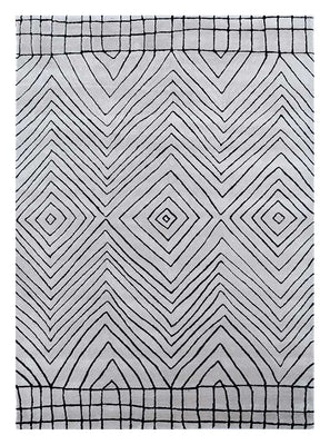 Tapis en laine - 330 x 240 cm - gris clair