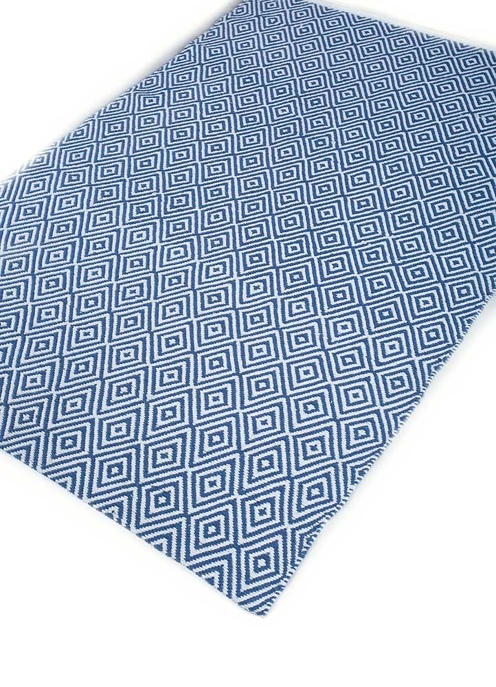 Kelim Teppich - Trendy - 180 x 120 cm - blau