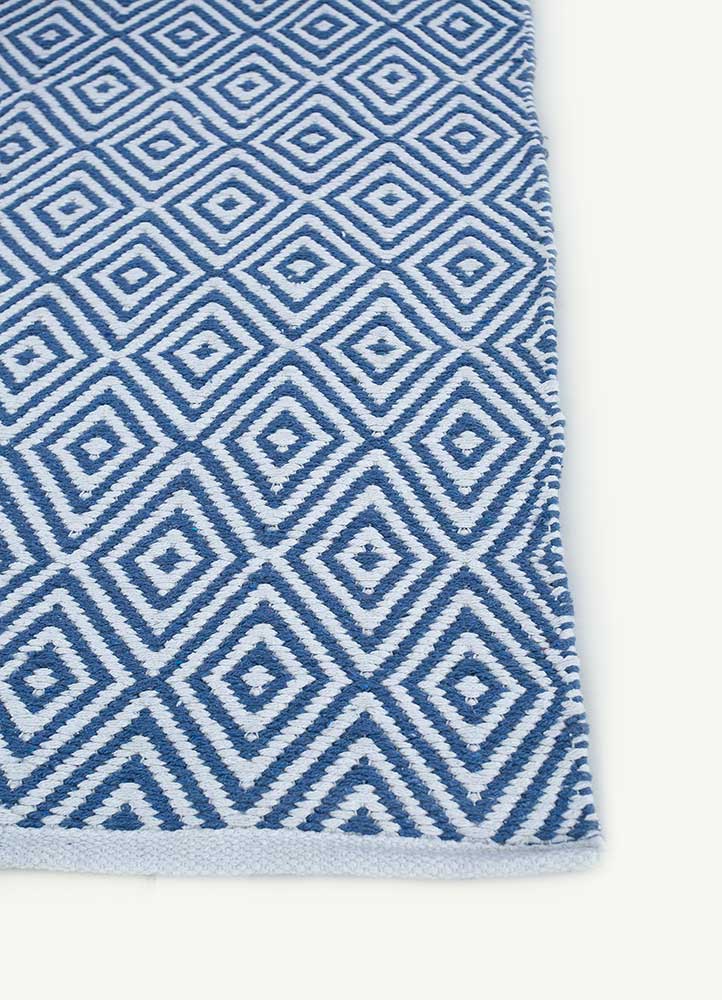 Kelim Teppich - Trendy - 180 x 120 cm - blau