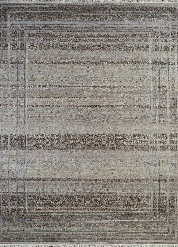 Wollteppich - 360 x 270 cm - grau