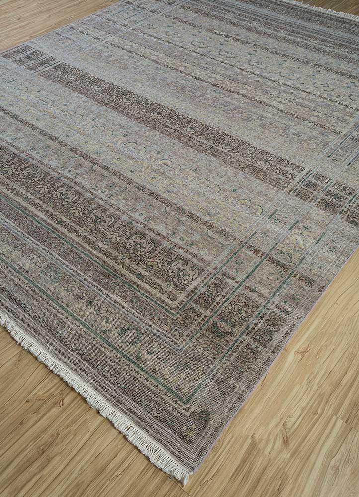 Wollteppich - 360 x 270 cm - grau