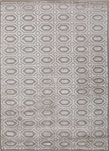 Designer Teppich - 270 x 180 cm - hellgrau
