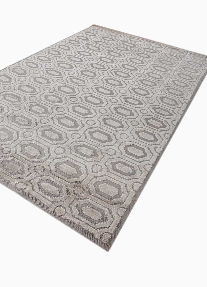 Designer Teppich - 270 x 180 cm - hellgrau