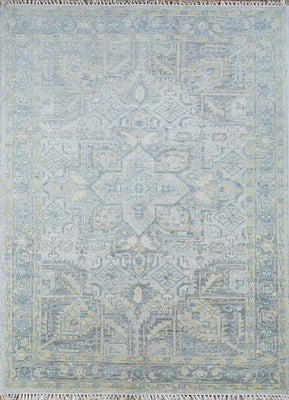 Tappeto di lana - 270 x 180 cm - blu chiaro