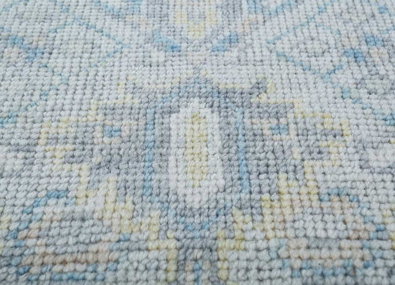 Wollteppich - 270 x 180 cm - hellblau