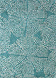 Wollteppich - 240 x 300 cm - türkis