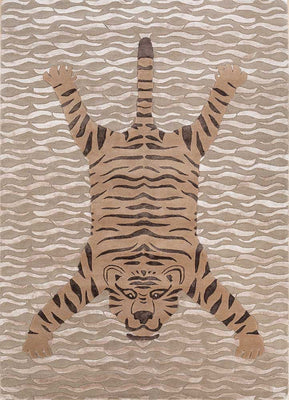 Tappeto di lana - 270 x 180 cm - beige