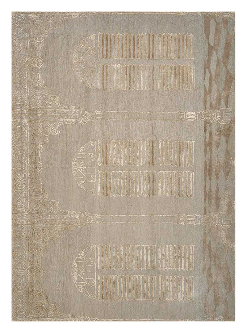 Wollteppich - 240 x 150 cm - beige