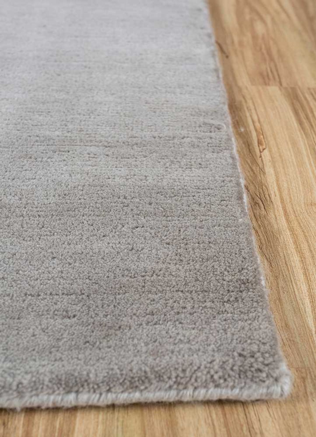 Wollteppich - 300 x 240 cm - grau