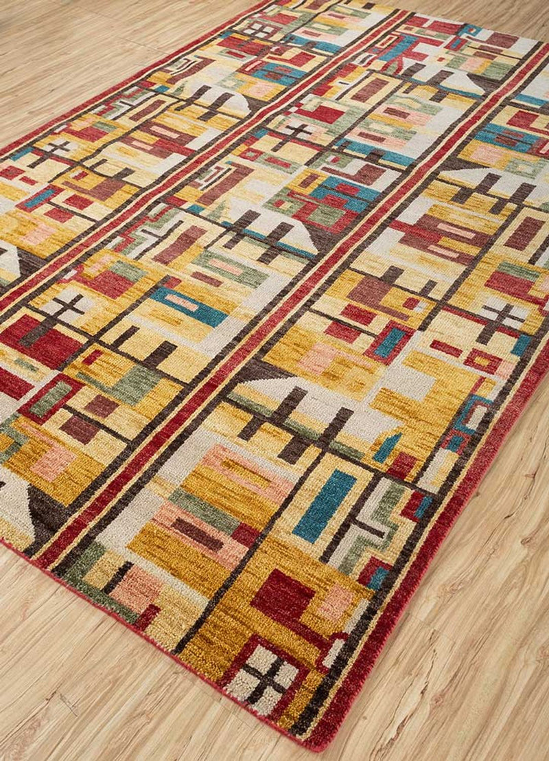 Wollteppich - 270 x 180 cm - orange