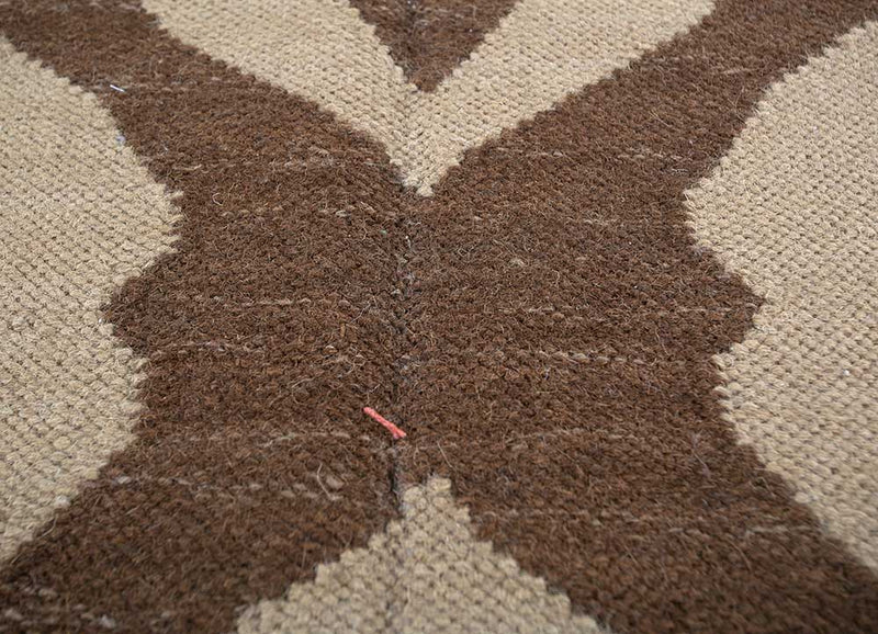 Wollteppich - 150 x 240 cm - braun