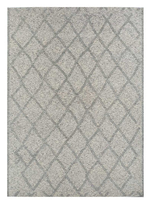 Tapis en laine - 300 x 240 cm - argent