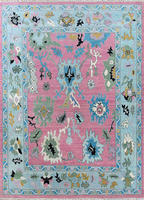 Tapis en laine - 270 x 180 cm - rose