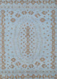 Wollteppich - 150 x 240 cm - seeblau