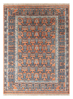 Wollteppich - 300 x 240 cm - hellrot