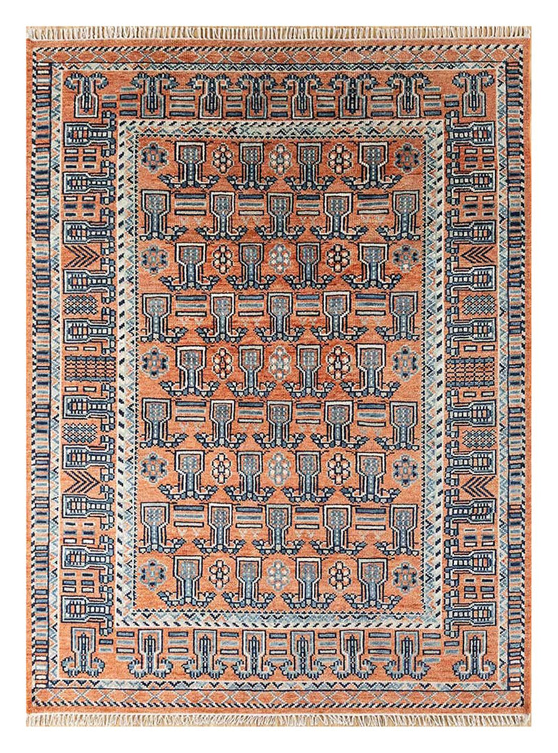 Wollteppich - 300 x 240 cm - hellrot