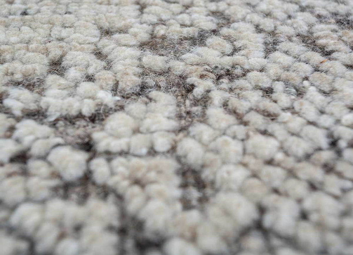 Wollteppich - 300 x 240 cm - hellgrau