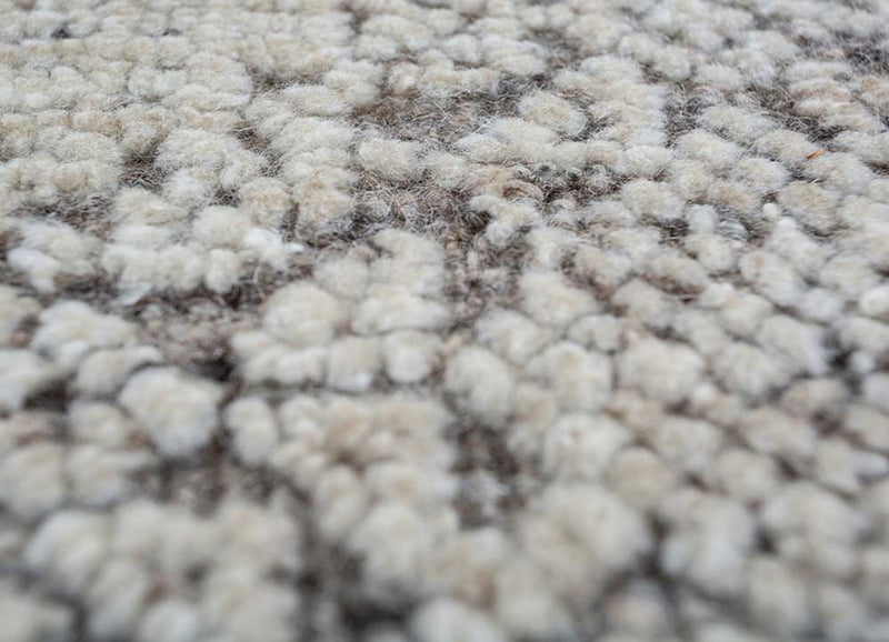 Wollteppich - 300 x 240 cm - hellgrau