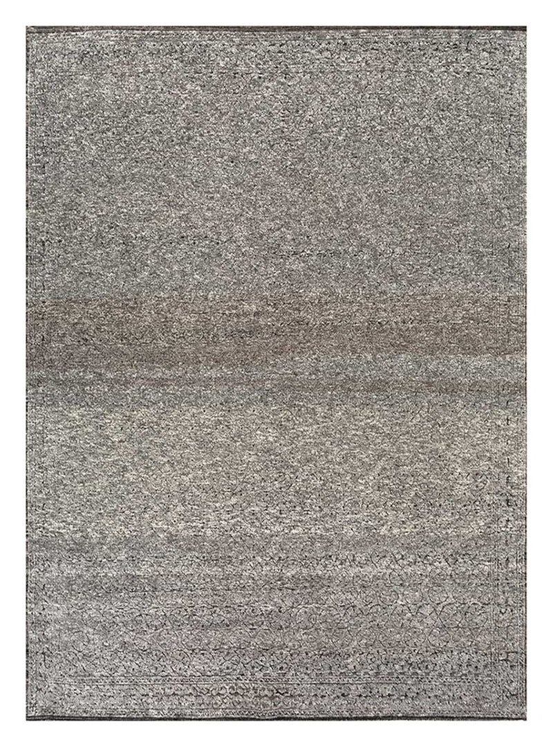 Wollteppich - 300 x 240 cm - silber
