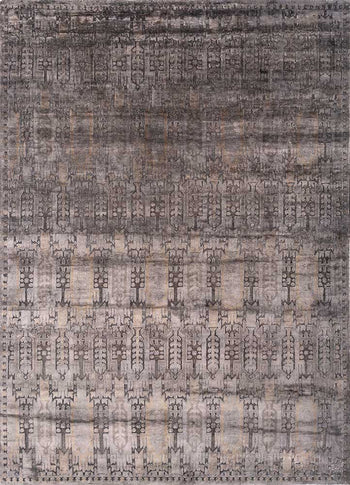 Designer Teppich - 300 x 240 cm - grau