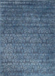 Wollteppich - 240 x 300 cm - blau