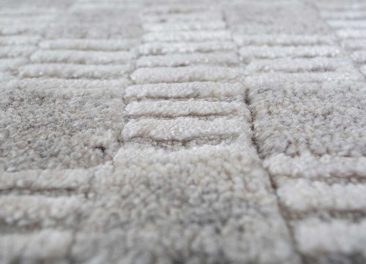 Wollteppich - 300 x 240 cm - beige