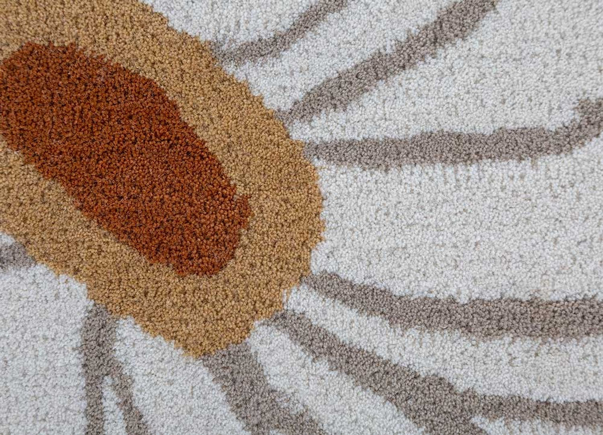 Wollteppich sonderform  - 270 x 180 cm - mehrfarbig