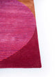 Wollteppich sonderform  - 270 x 180 cm - rosa