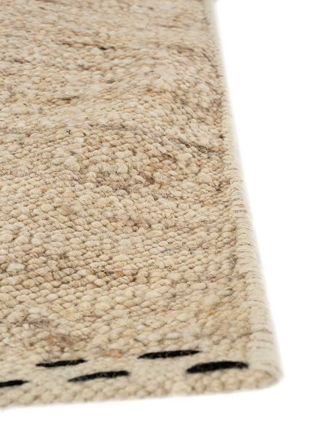 Wollteppich - 270 x 180 cm - hellbeige