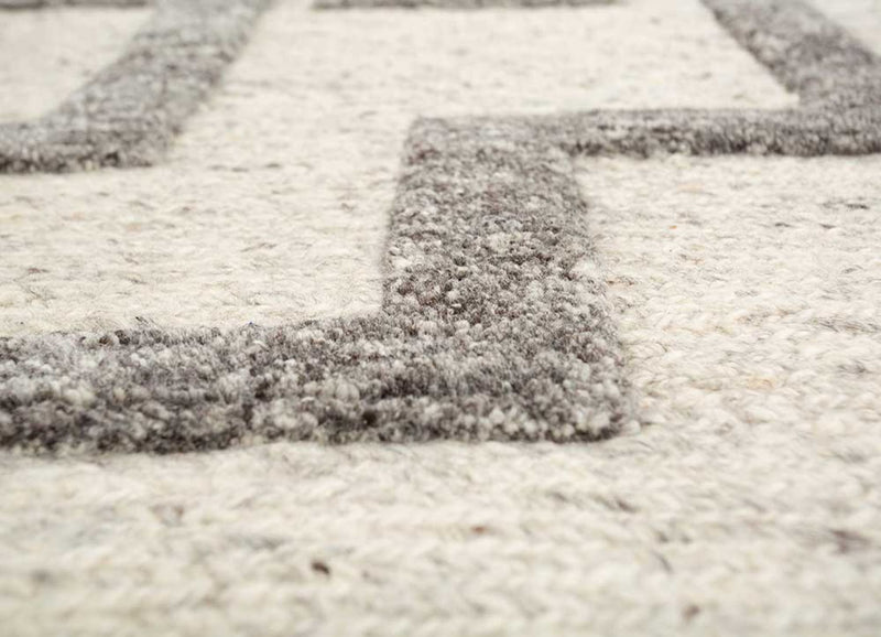 Wollteppich - 300 x 240 cm - braun