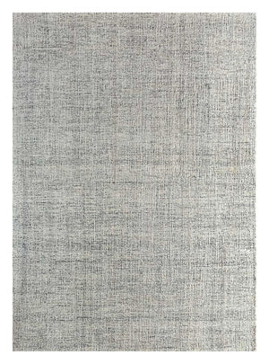 Wollteppich quadratisch  - 120 x 120 cm - hellgrau